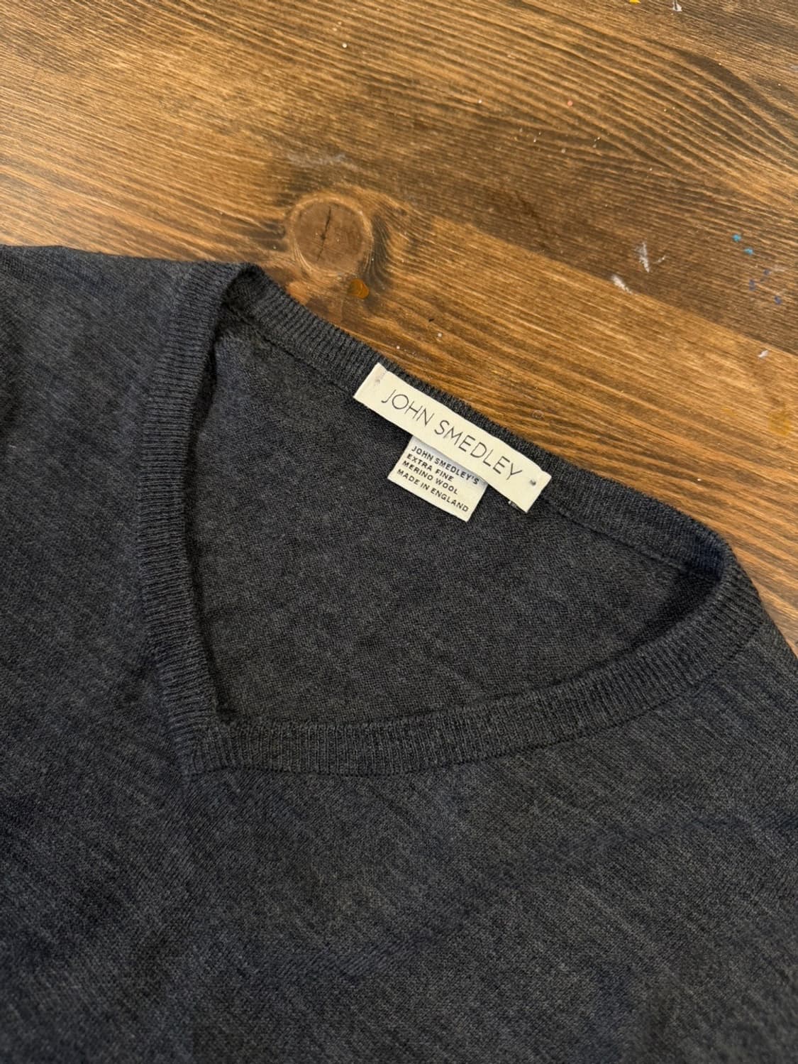 존스메들리 브이넥 니트 100 상품이미지7