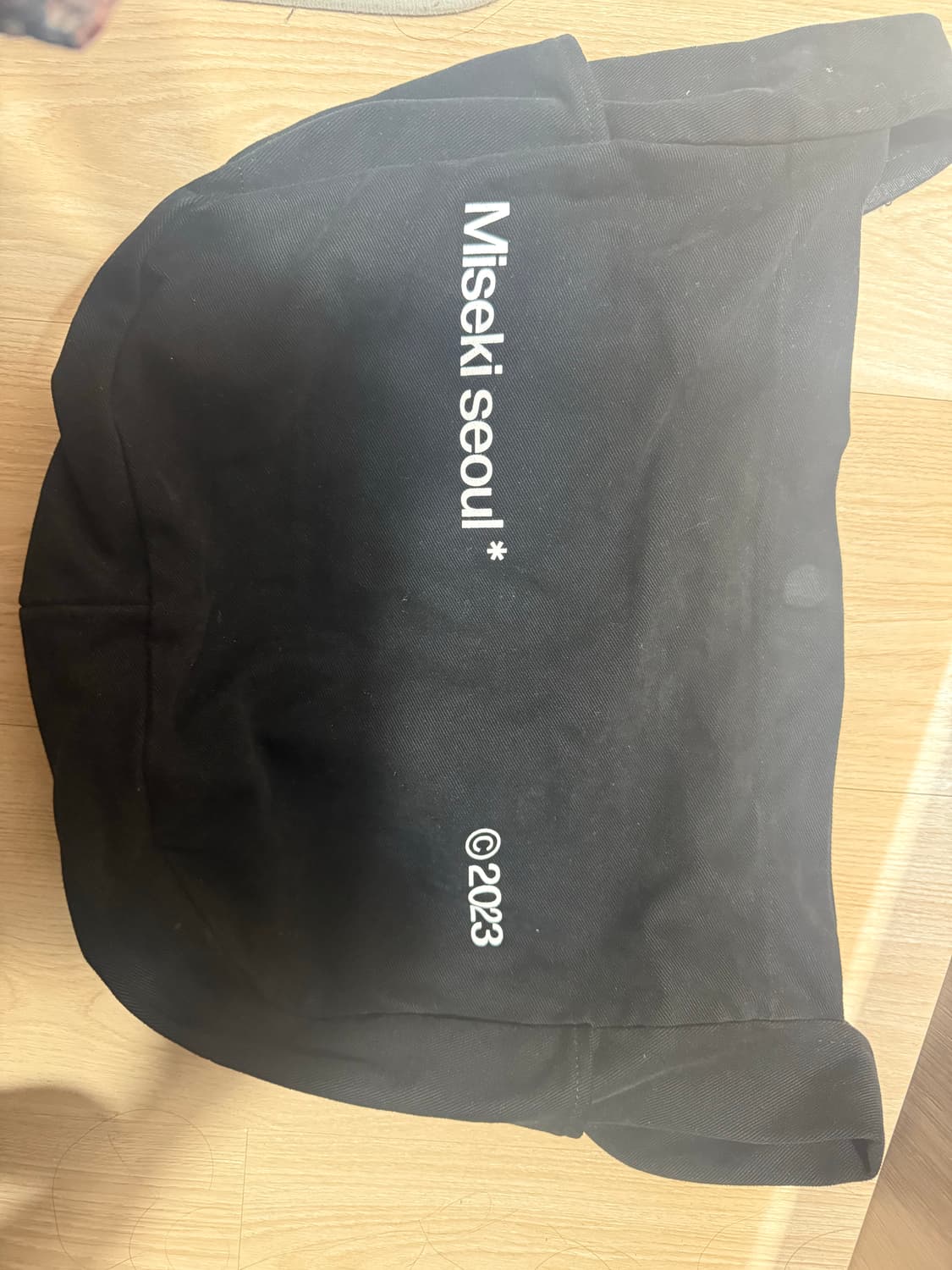 미세키서울 코튼 빅 크로스백 블랙  상품이미지3