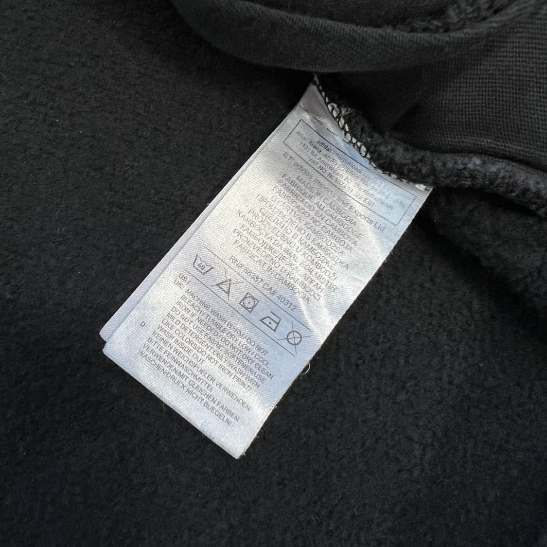 L) 아디다스 트레 포일 로고 후드티 후드티셔츠 상품이미지7