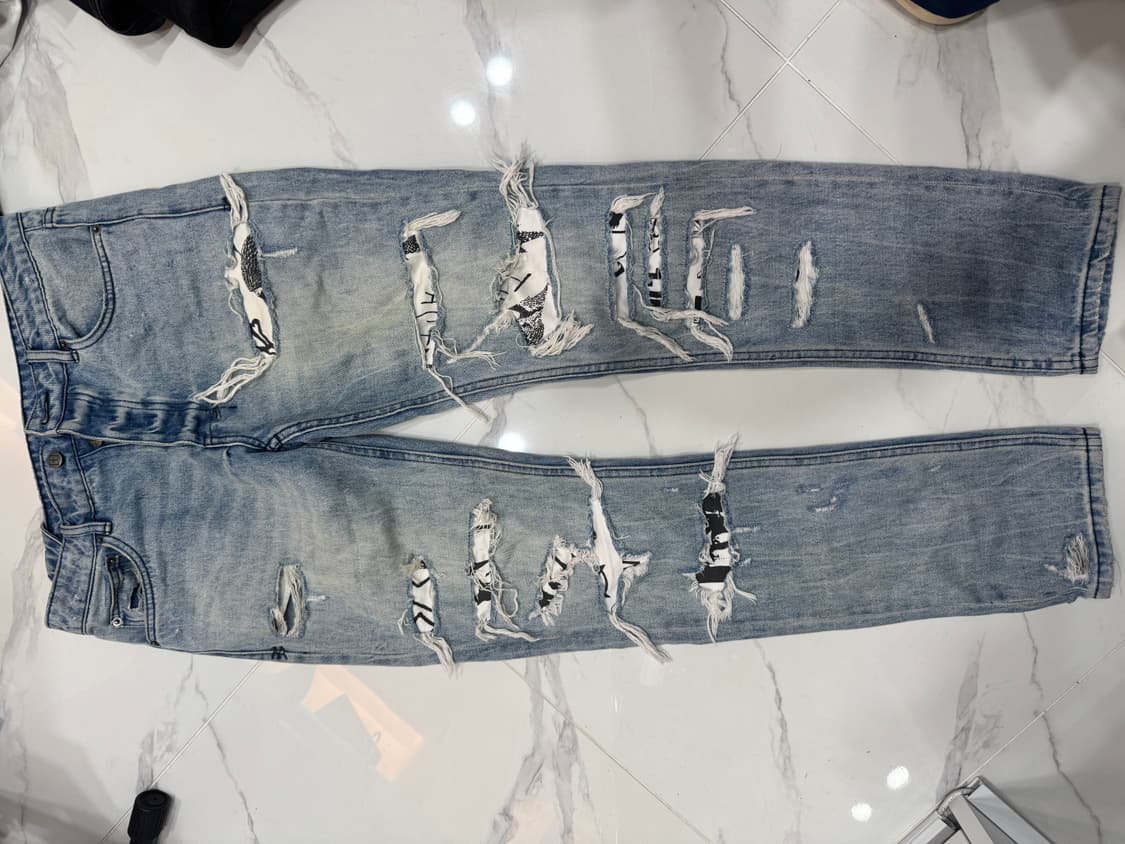 Ksubi 칫치 노웨어 어센틱 트래쉬드 진 상품이미지1