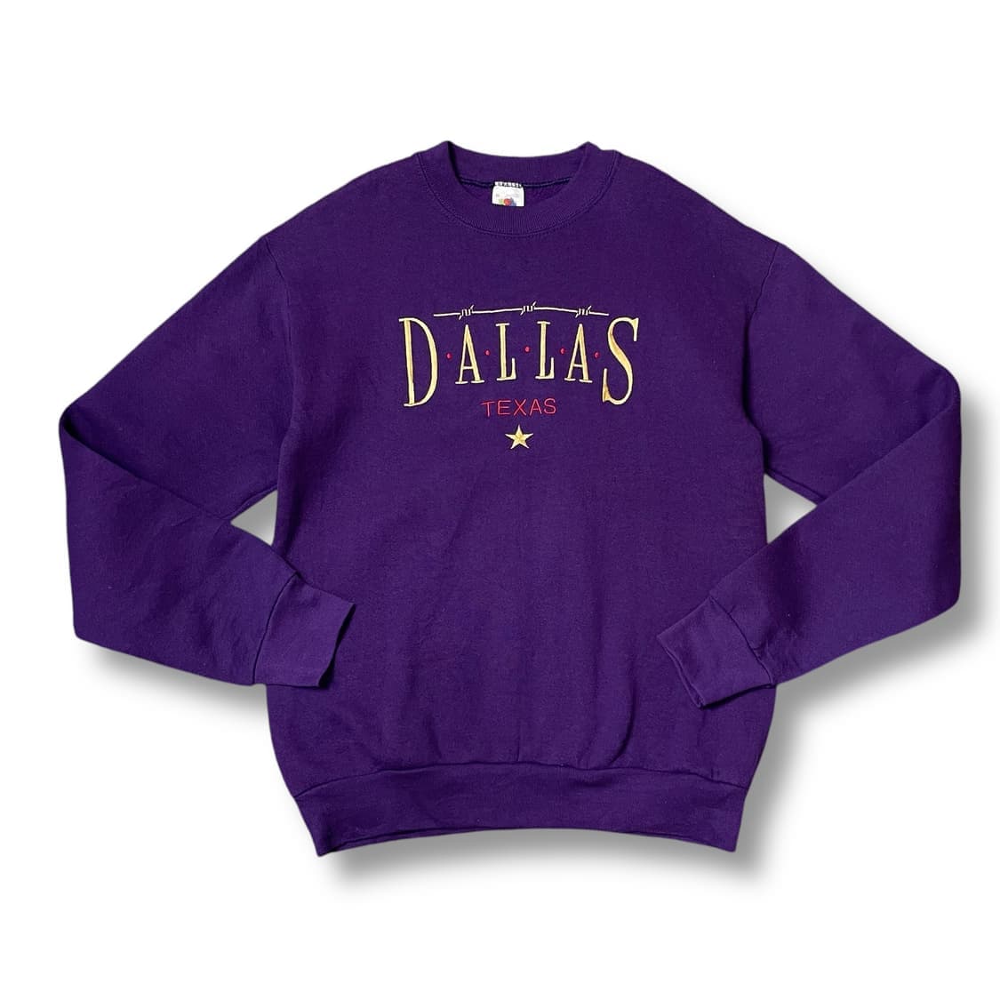 프룻오브더룸 퍼플 기모 맨투맨 M 상품이미지1