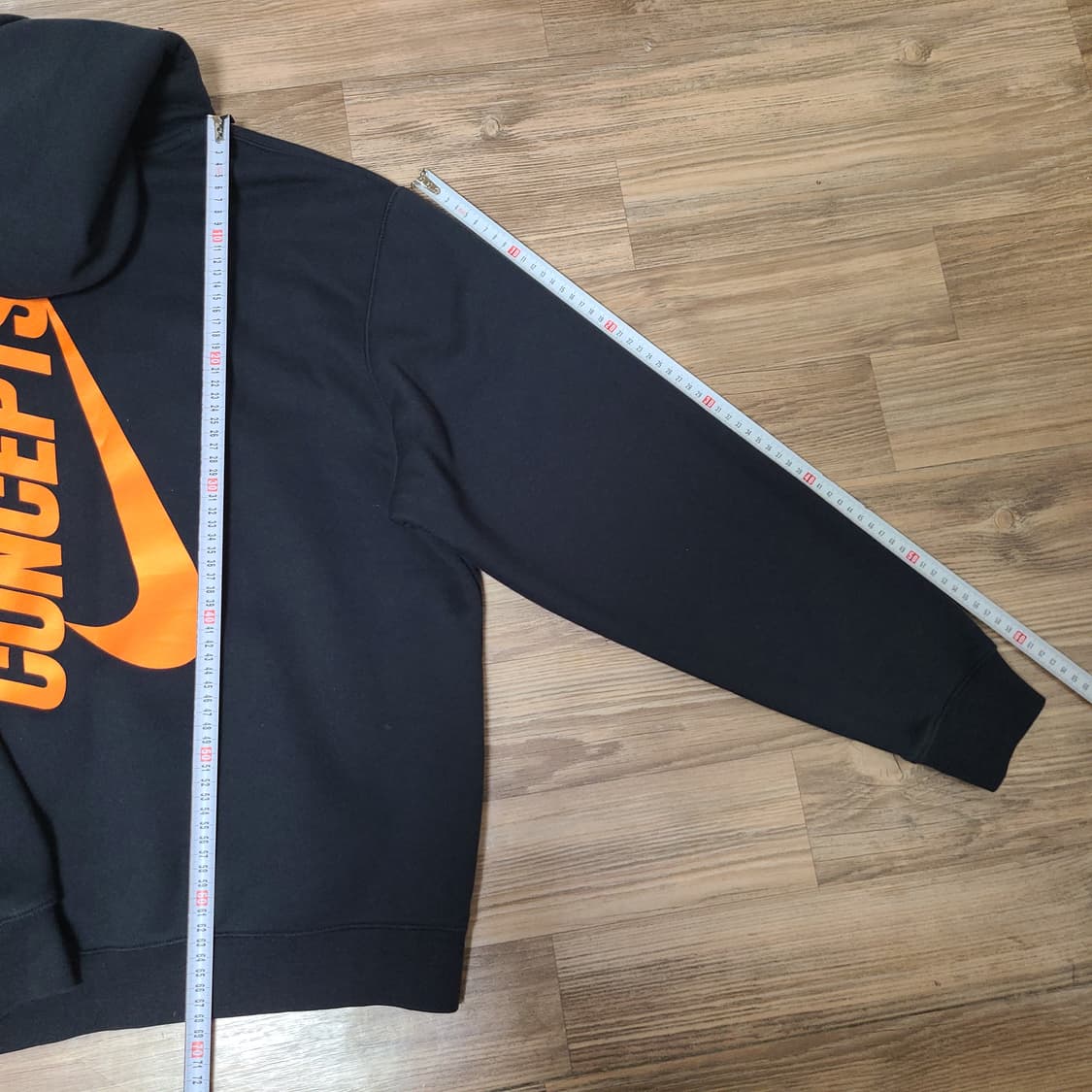 (XL 105) 나이키 X 컨셉트 SB 플리스 블랙 후드티 티셔츠 상품이미지6