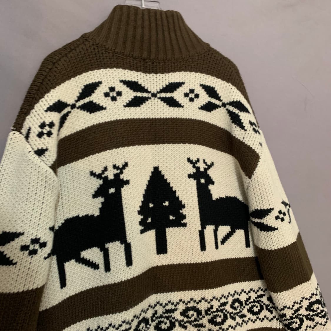 M LEARHERY 레더리 노르딕 코위찬 카나타 니트 집업 가디건 상품이미지4