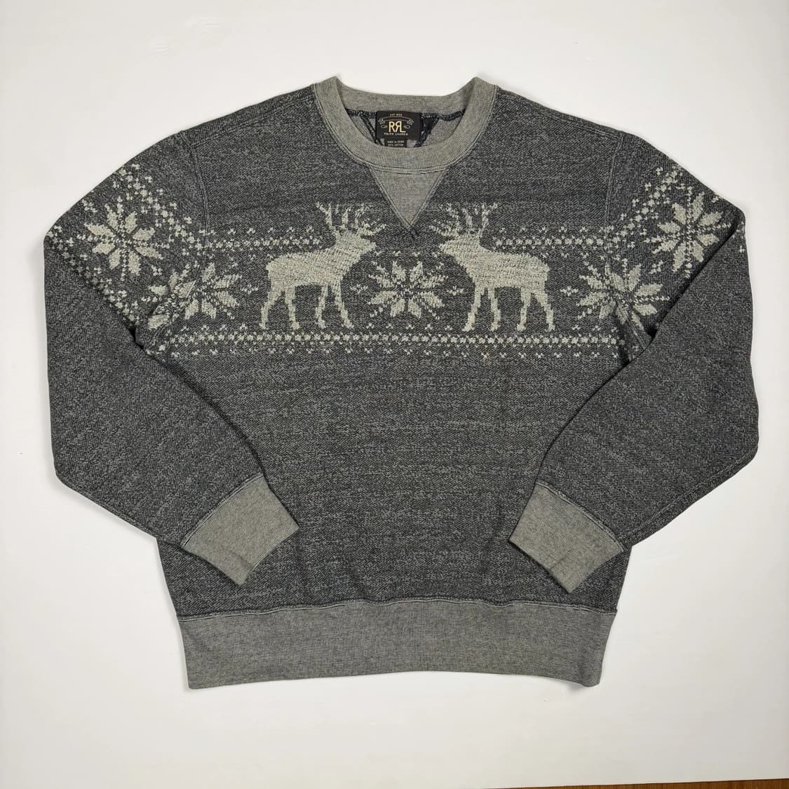 더블알엘 바이 랄프 로렌 순록 노르딕 니트 스웨터 상품이미지1