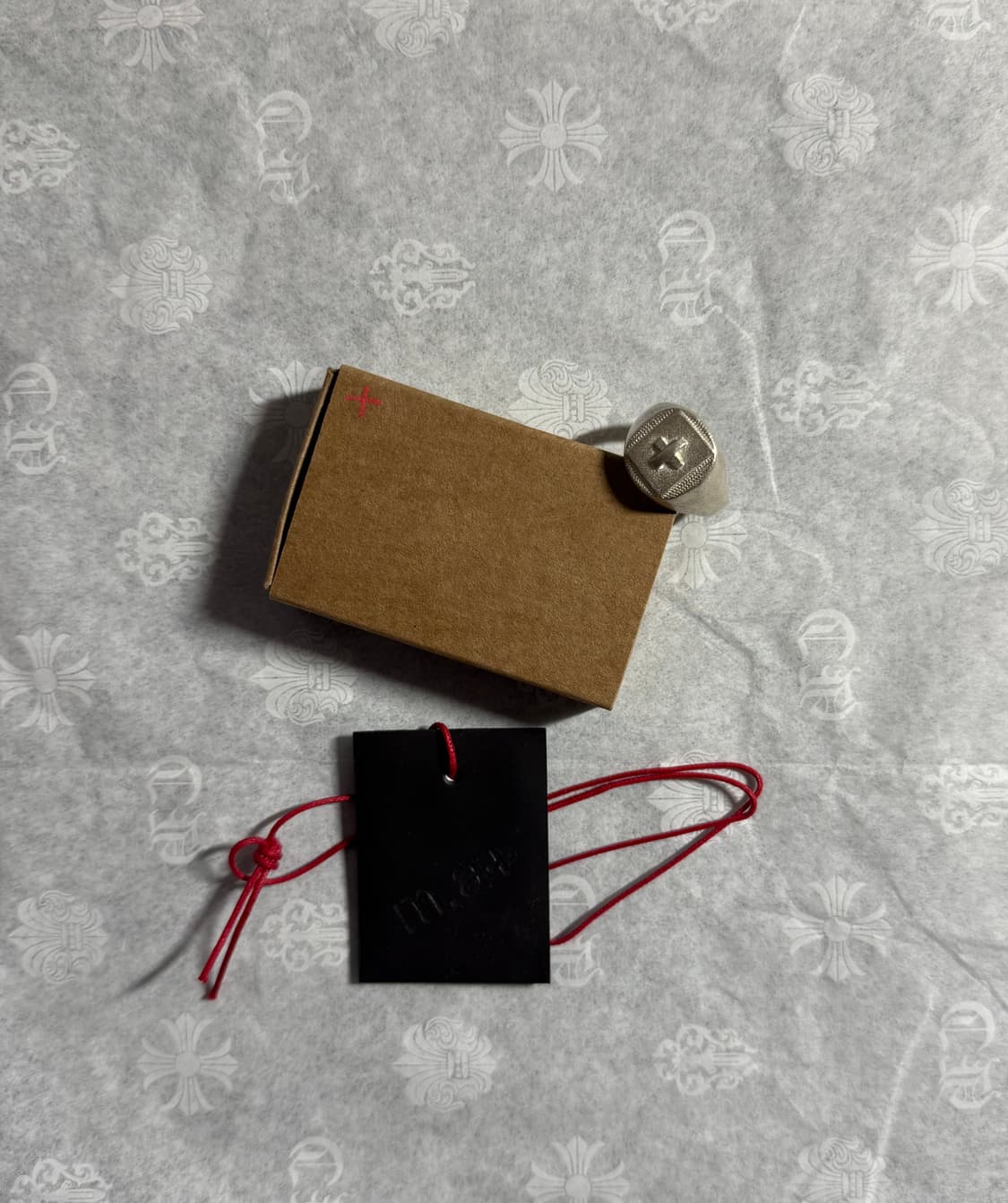 [M] m.a+ cross seal ring 실버 링 상품이미지4