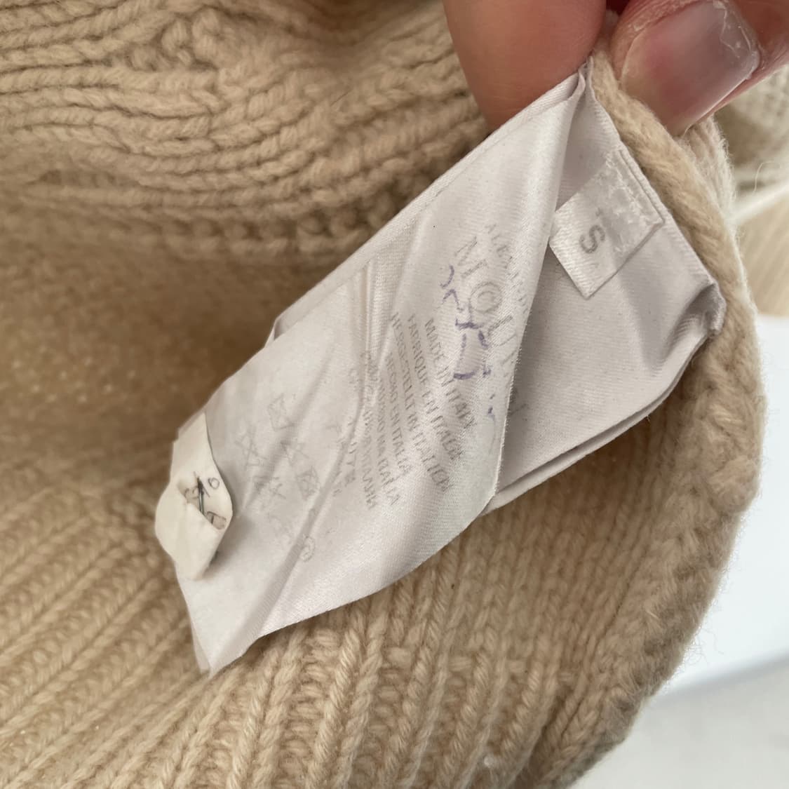 알렉산더맥퀸 스컬 자수 케이블 니트 상품이미지6