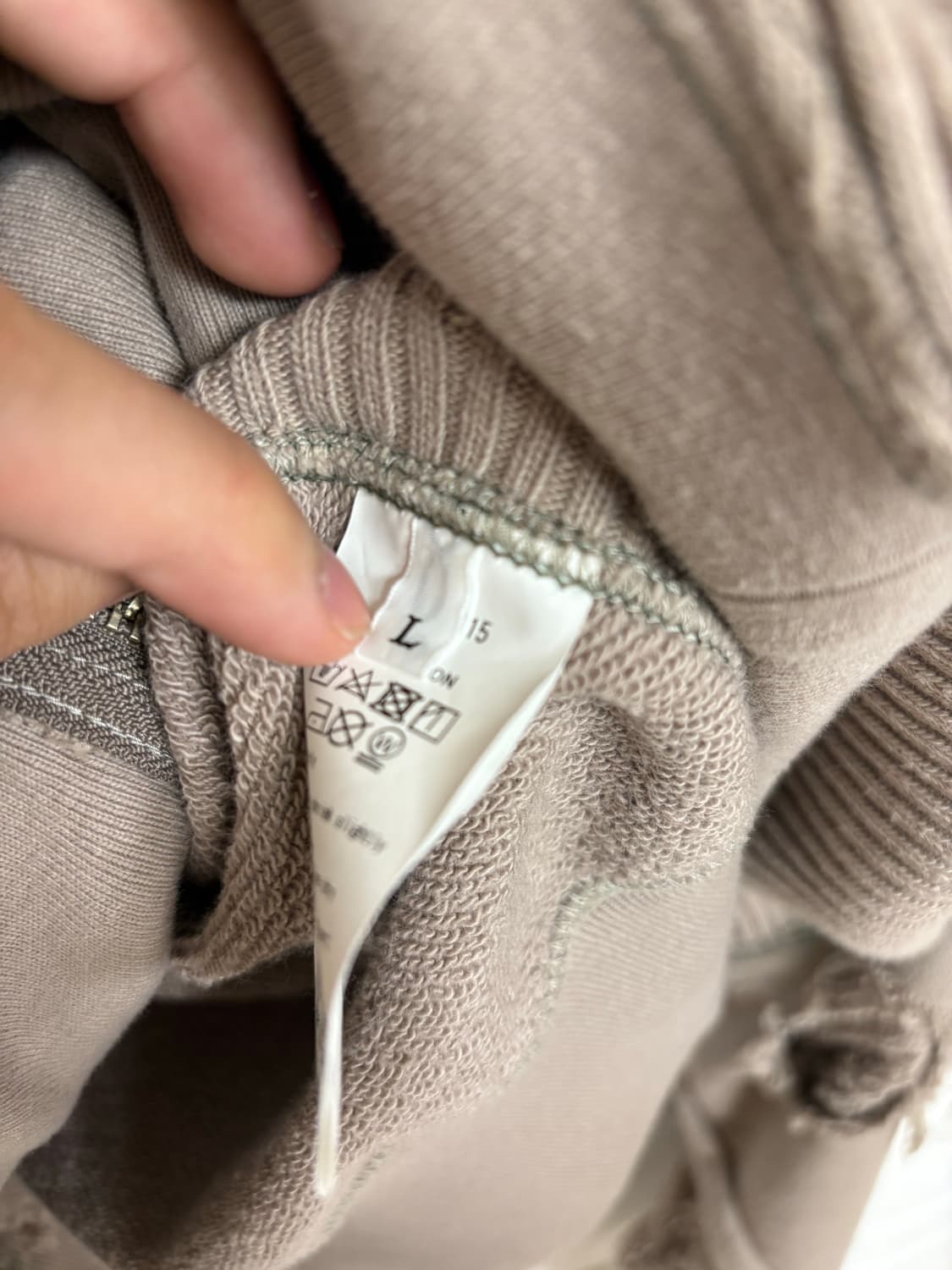 카브엠트 와이드 립 컷 집업 상품이미지5