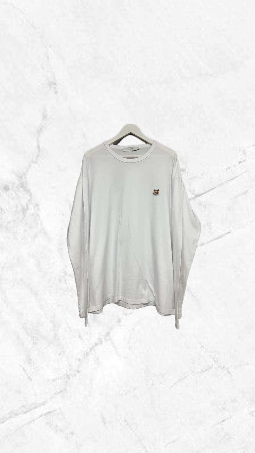 메종키츠네 롱슬리브 긴팔티 XL 상품이미지1