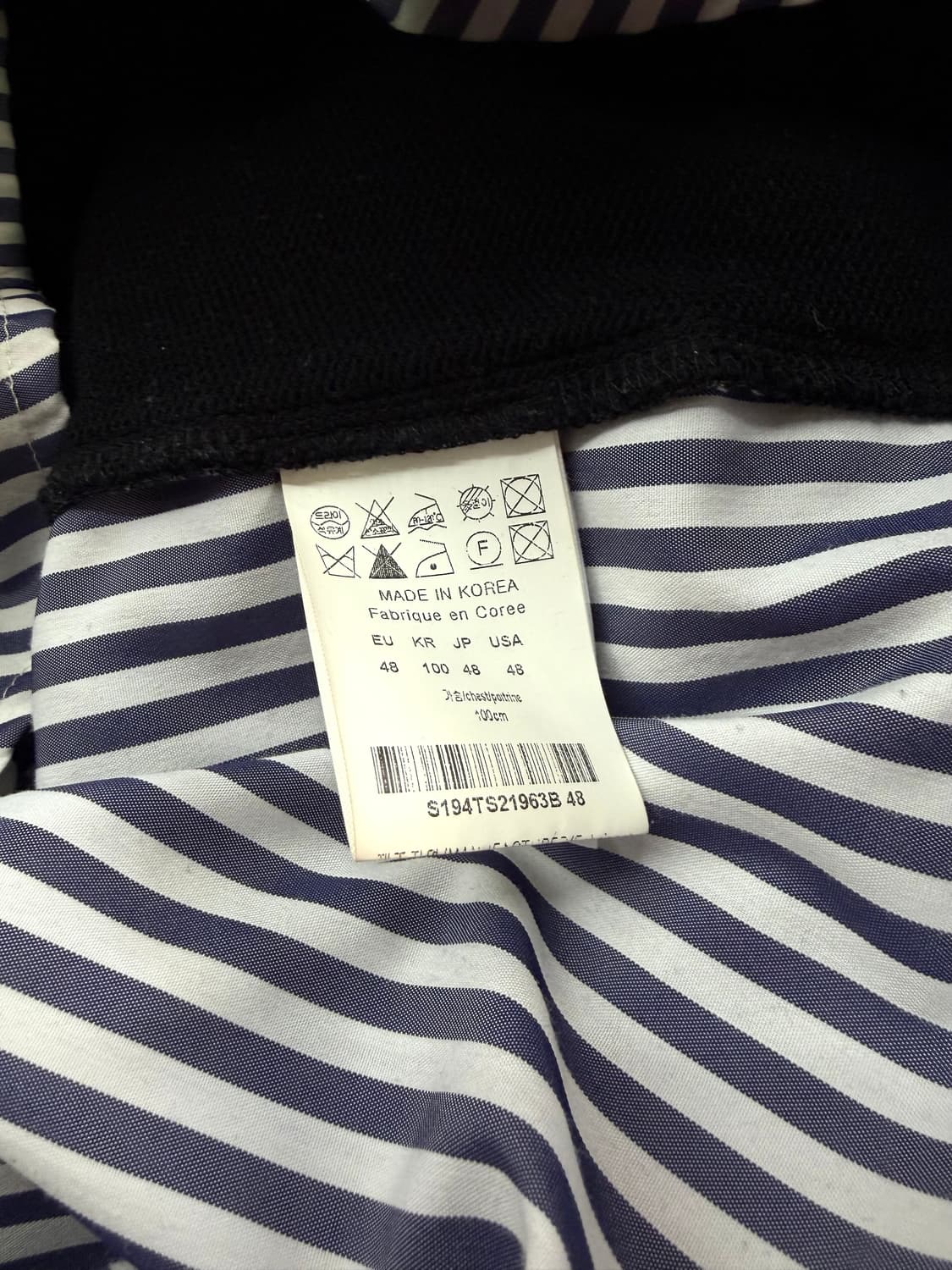 48/ 솔리드옴므 셔츠 레이어 로고 맨투맨 상품이미지10