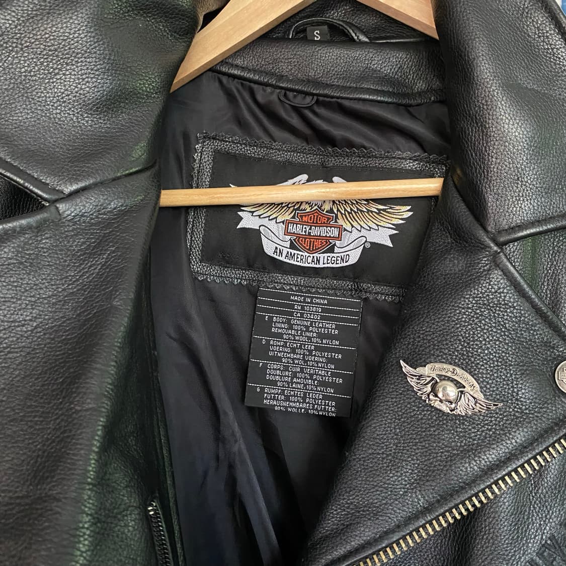 🌊harley davidson cow leather rider jack 상품이미지8