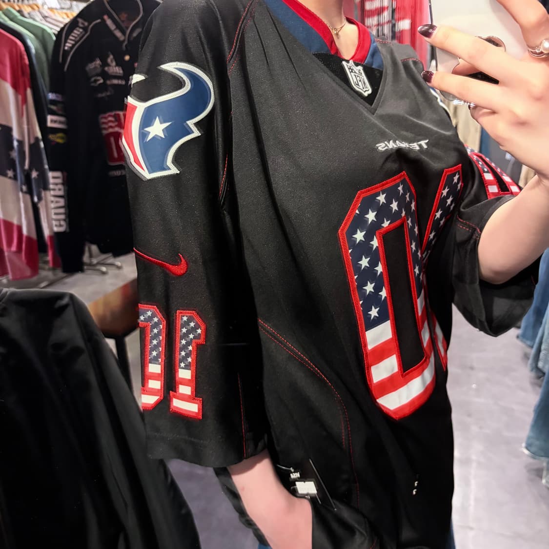 [IM] NFL X NIKE 휴스턴 텍산스 No.10 HOPKINS 블랙 상품이미지5