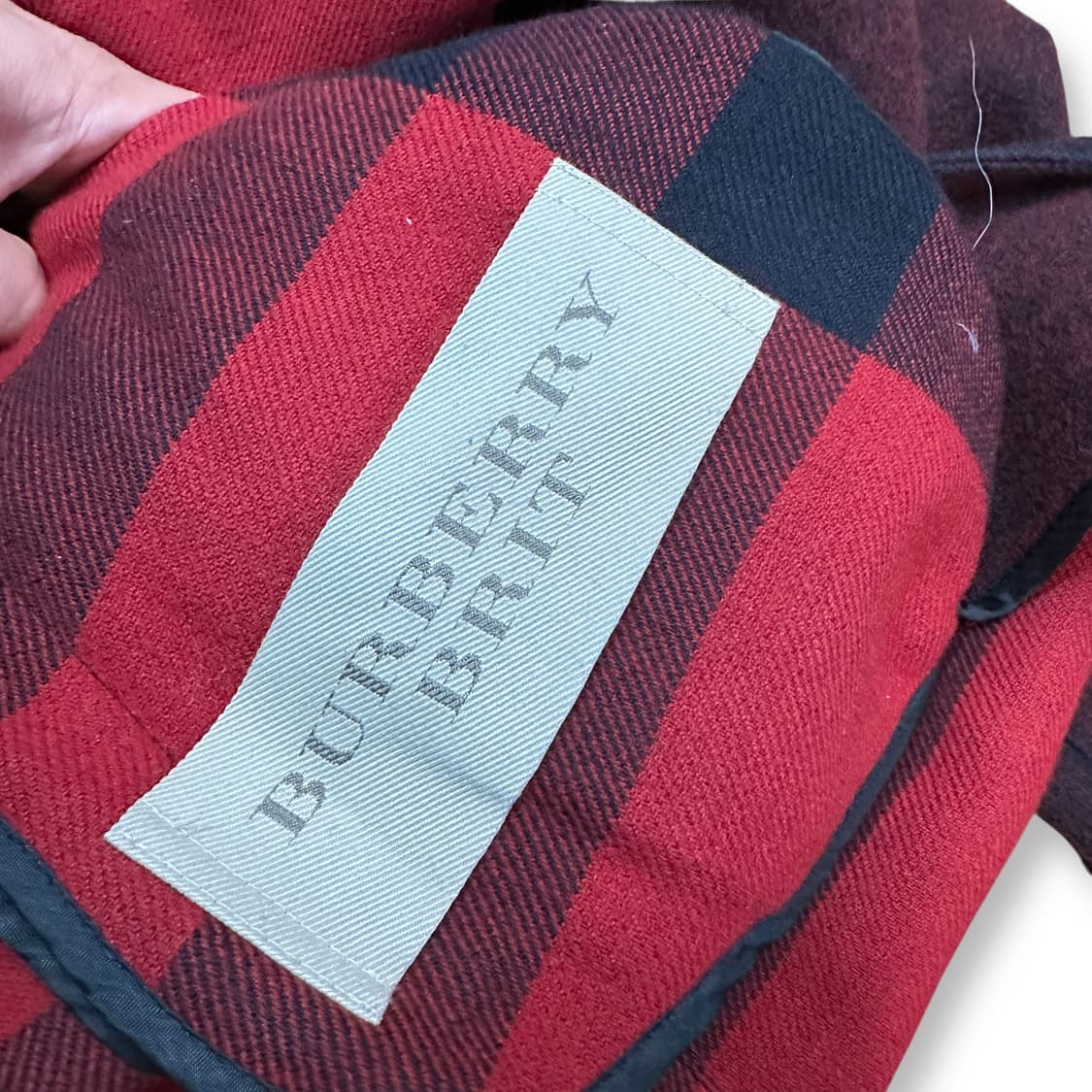 버버리 체크 코트 상품이미지6