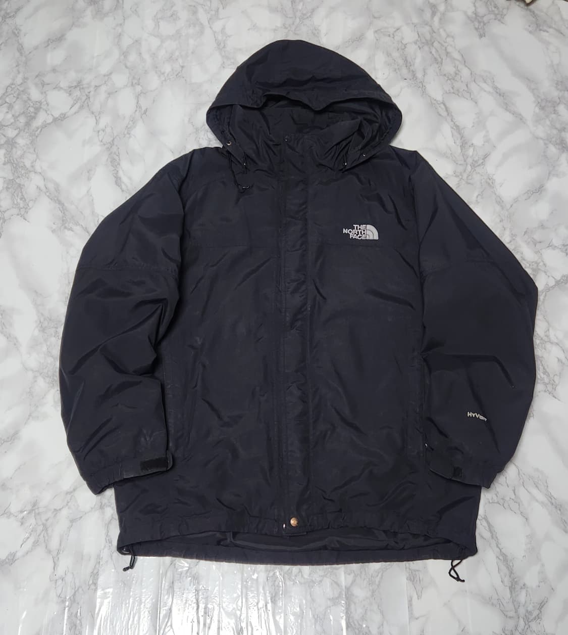 노스페이스 하이벤트 바람막이 블랙 후드 자켓 상품이미지1