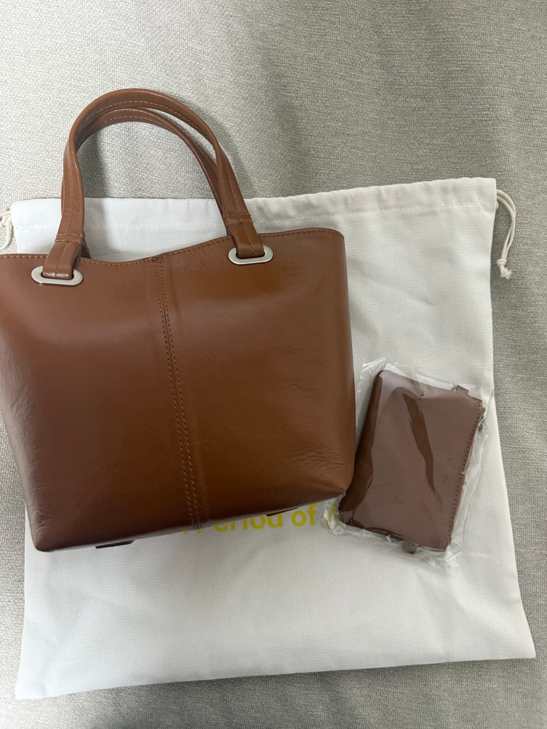 아포아 하르 스몰 쇼퍼백 브라운 apoa 상품이미지7