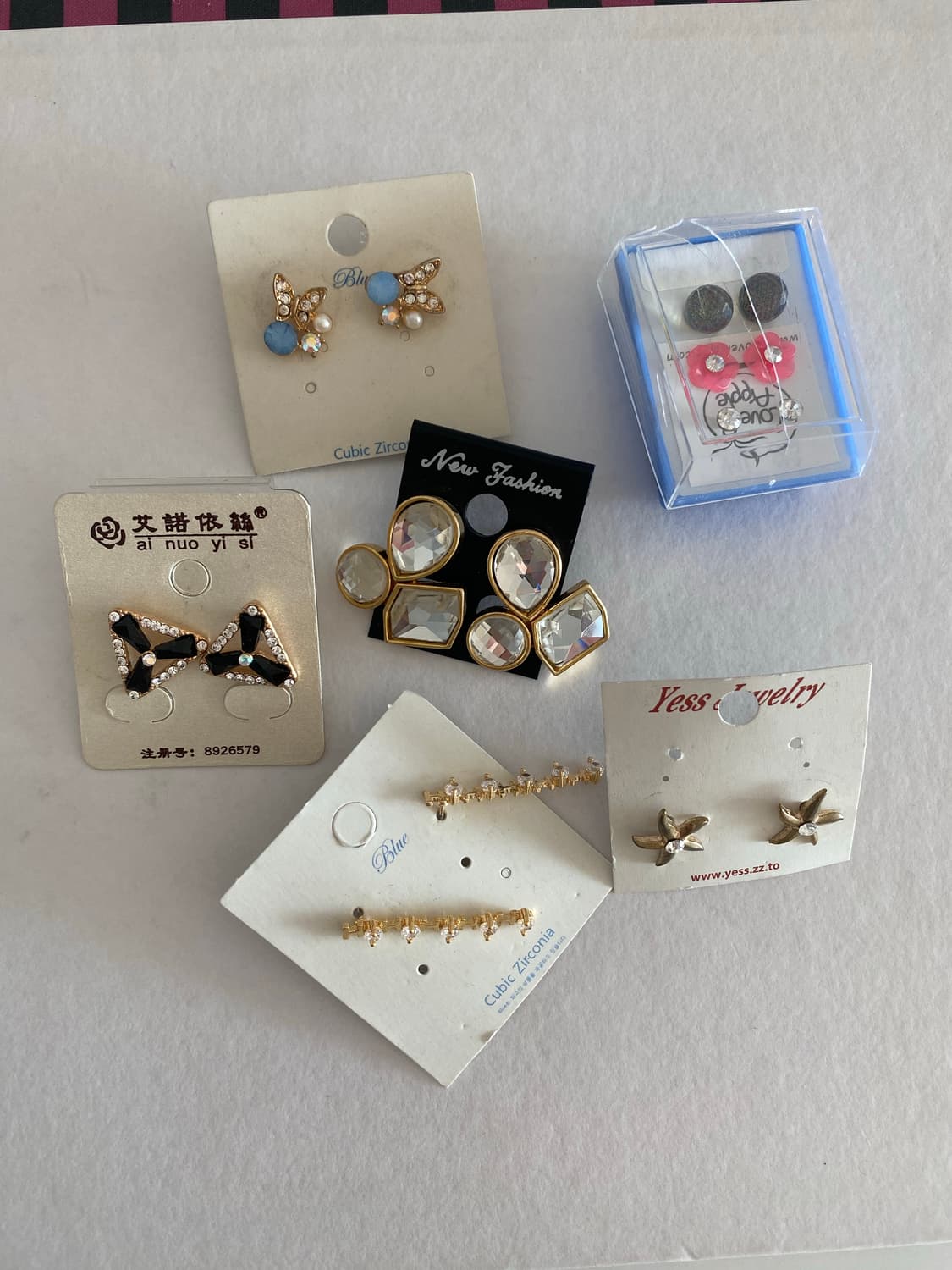 새상품 귀걸이 6종 세트 상품이미지1