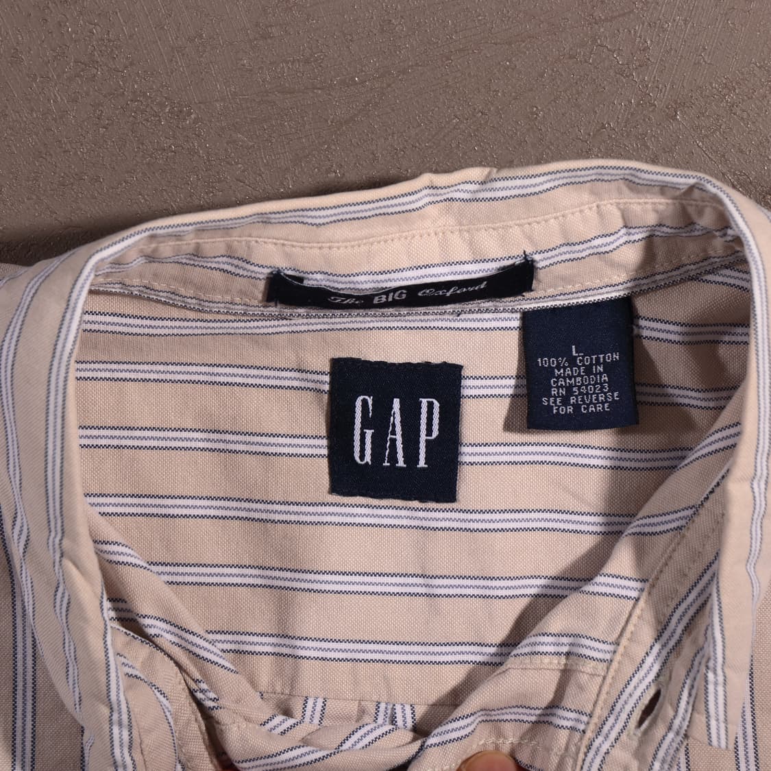 GAP 스트라이프 코튼셔츠 상품이미지3