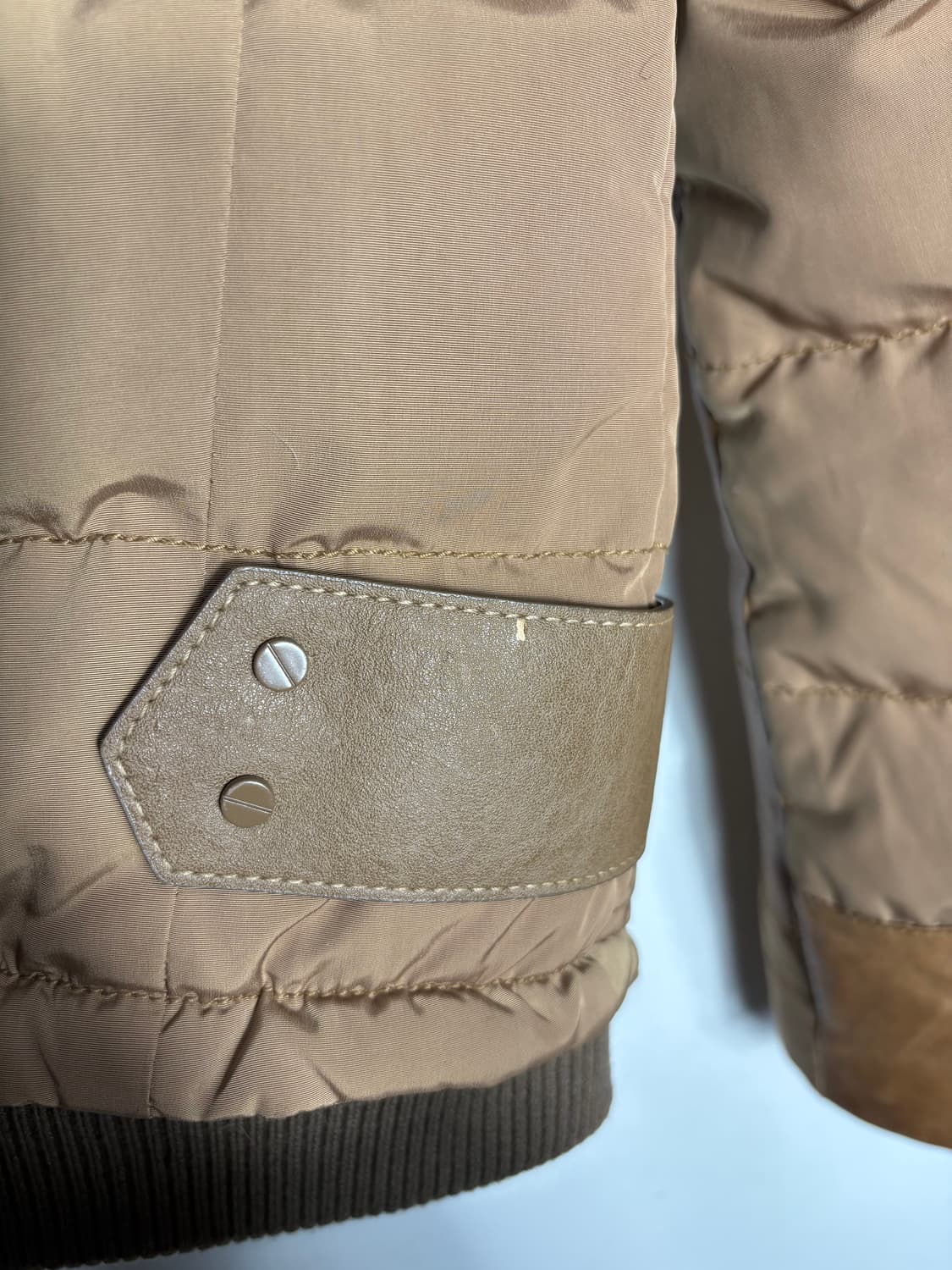 Vov 보브 퍼 카라 가죽 디테일 패딩 상품이미지9