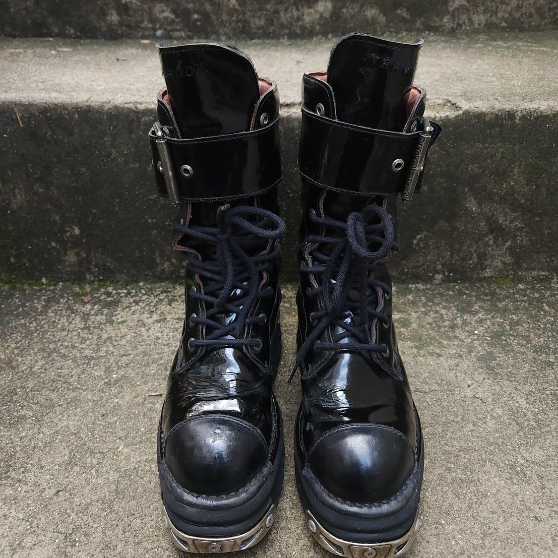 [41] NEW ROCK M-312-C15 레더 부츠 상품이미지2