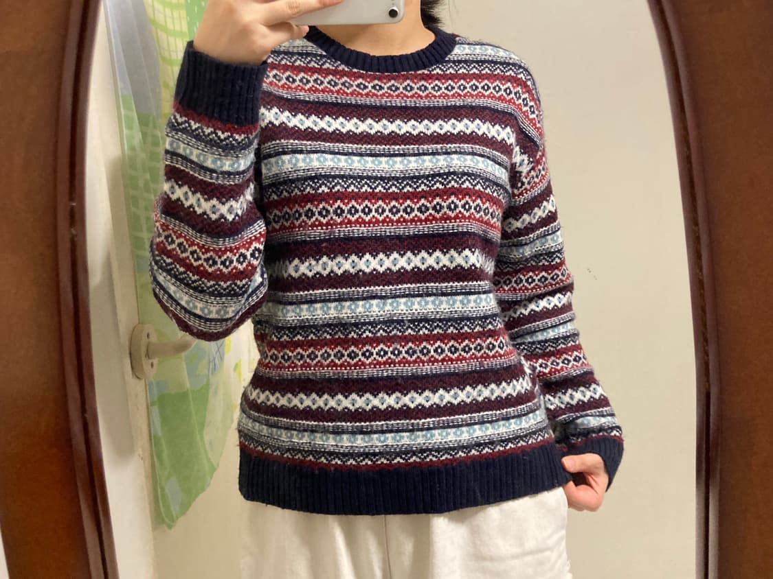 패턴 니트 상품이미지3