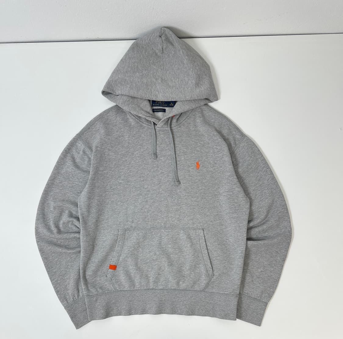 폴로 그레이 후드 오버핏  상품이미지1