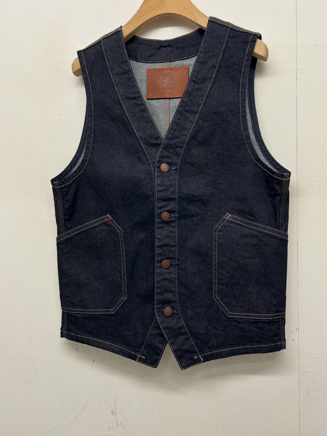 Heart Plane 데님 워크 베스트 상품이미지3