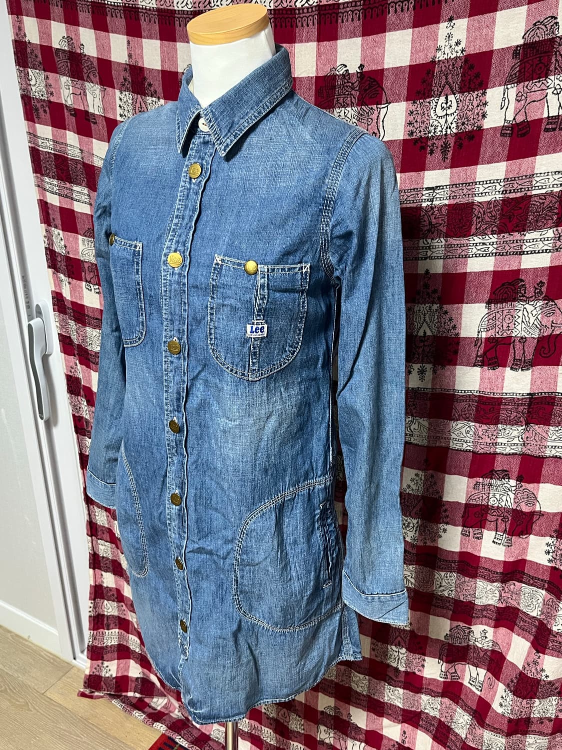 Lee 데님 셔츠 원피스 상품이미지1