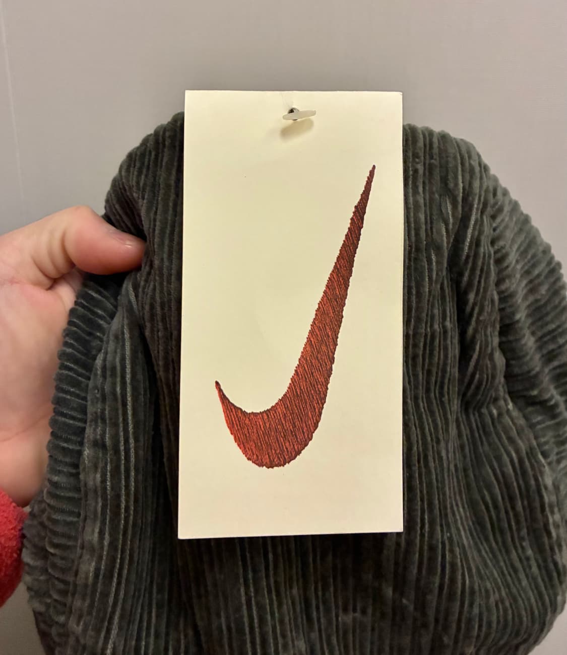 90s NIKE 나이키 빈티지 코듀로이 헌팅캡 베레모 올리브카키 상품이미지9