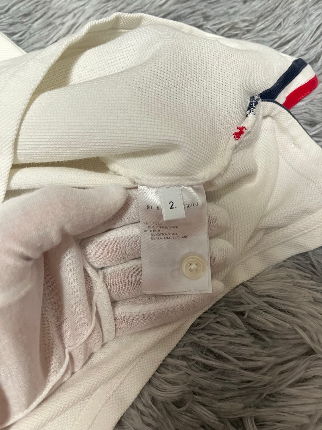 톰브라운 백삼선 반팔 상품이미지6