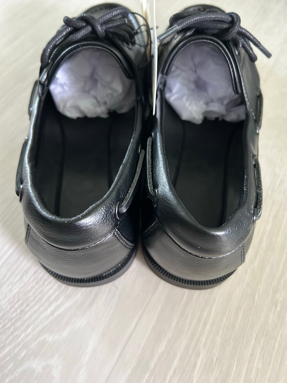 유니클로 덱 슈즈 블랙 260 상품이미지3