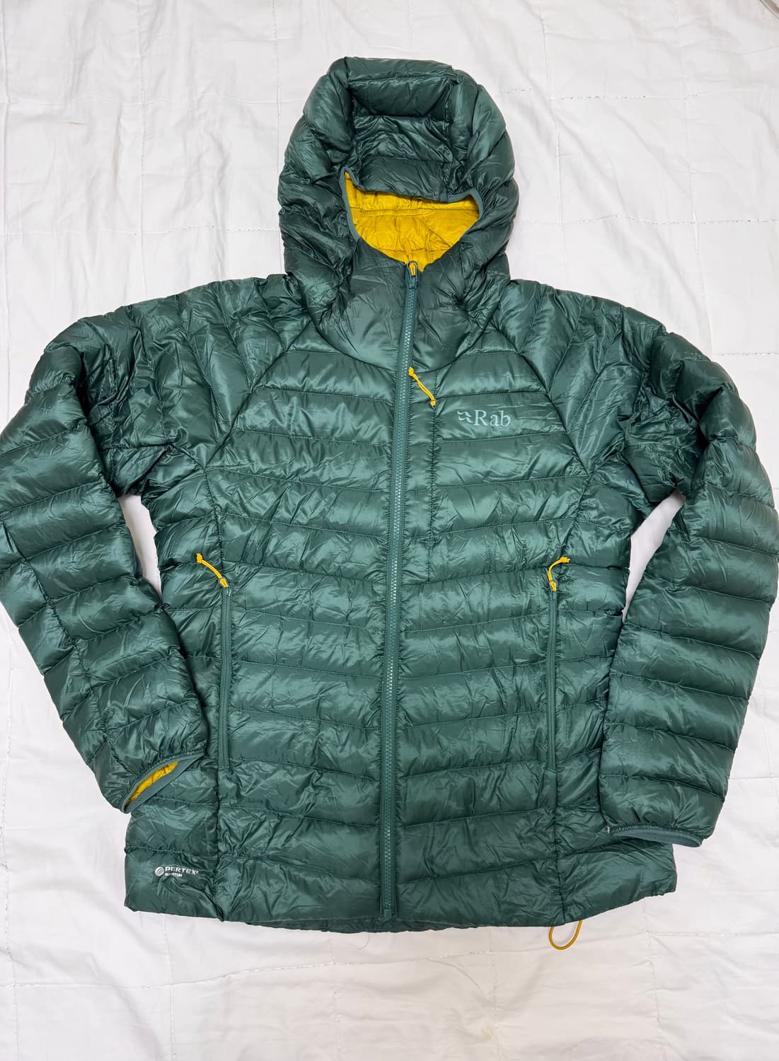 (여,M)Rab 랩 아르곤 경량 패딩 UK12 그린 상품이미지1