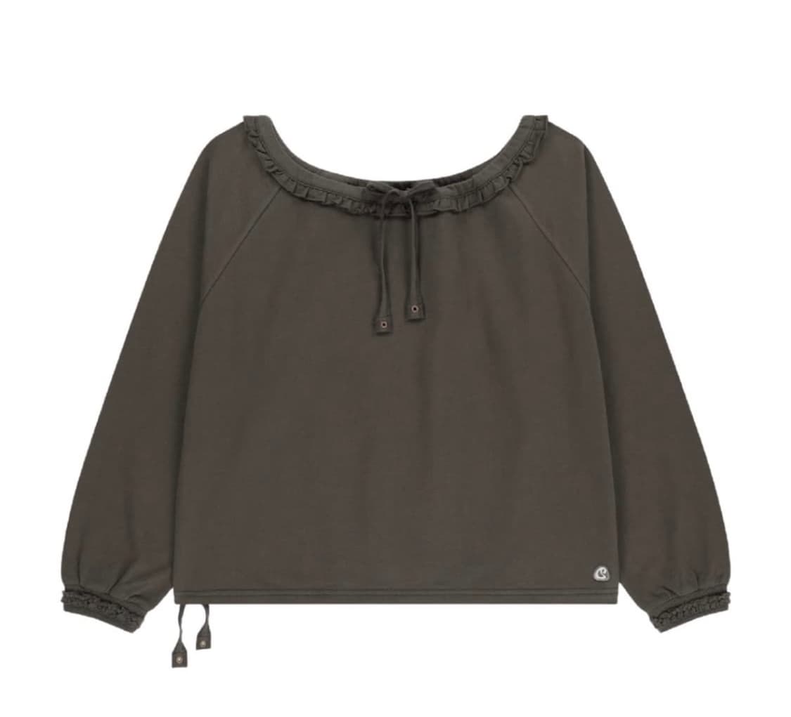 Coyseio 코이세이오 드로우 스트링 롱슬리브 차콜 2size 상품이미지1