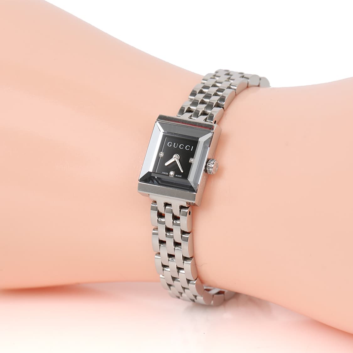 구찌 미니시계 128.5 스틸 워치 팔찌 브레이슬릿 YA128507 상품이미지7