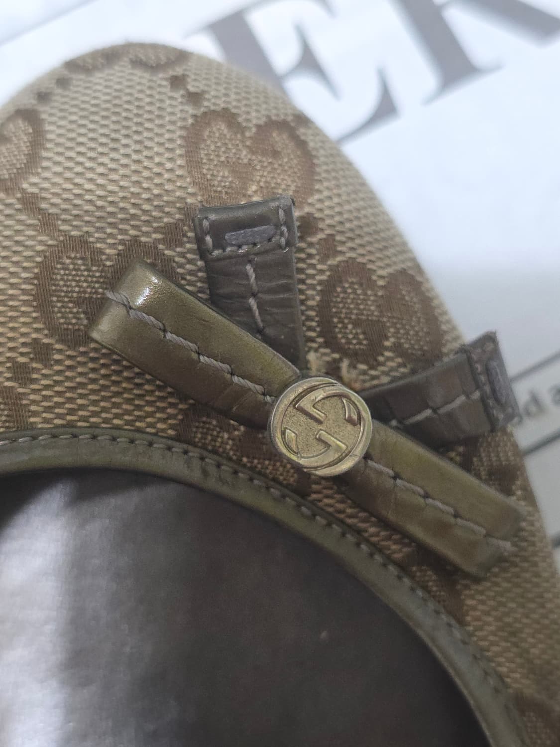 구찌 GG 캔버스 플랫슈즈 36 (230) 상품이미지7