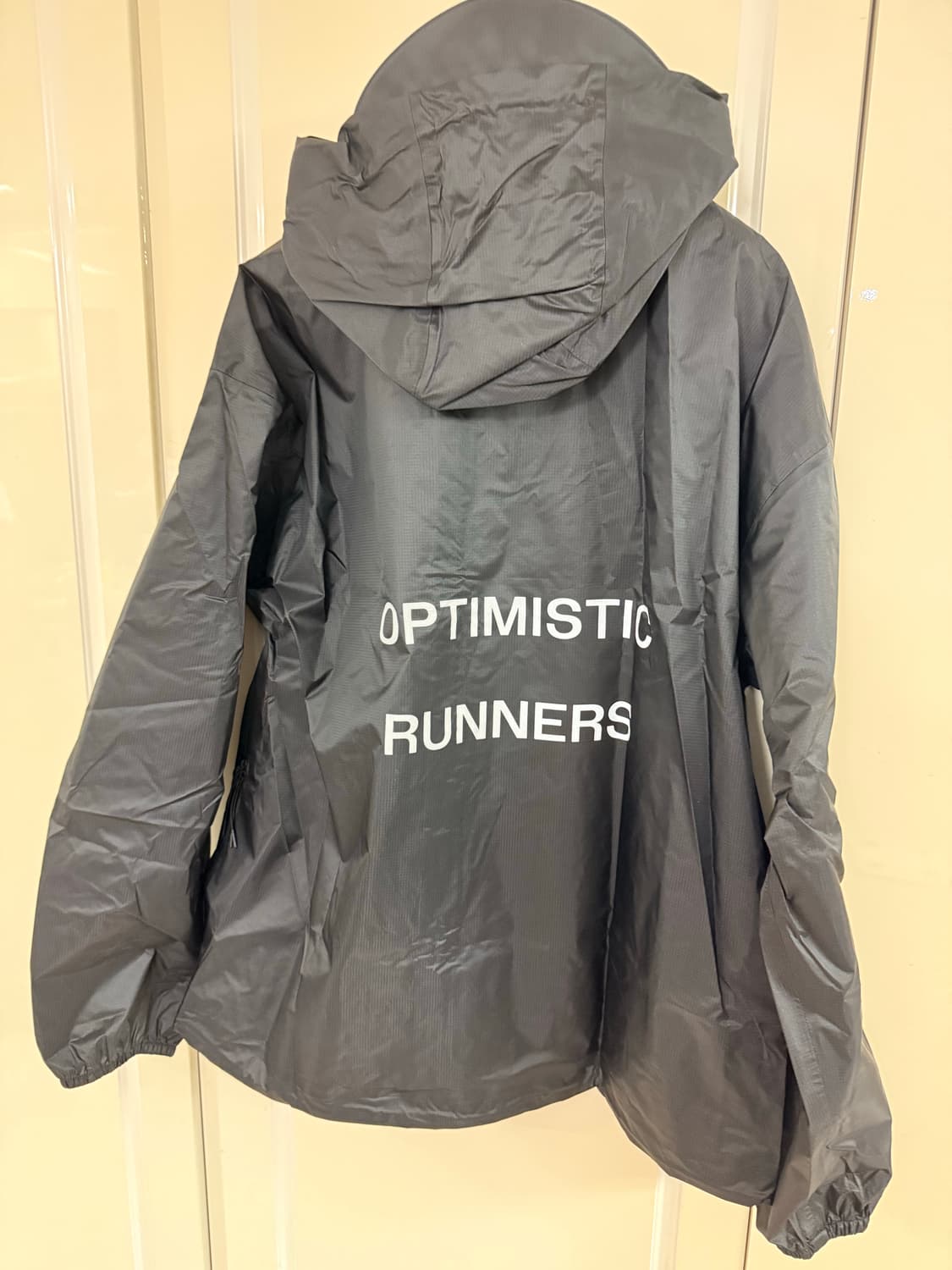 옵티미스틱 러너스 워터프루프 멤브레인 자켓 블랙 XL 상품이미지2