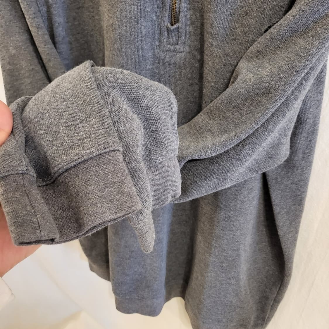 폴로 랄프로렌 하프집업 맨투맨 티셔츠 큐알인증 상품이미지4