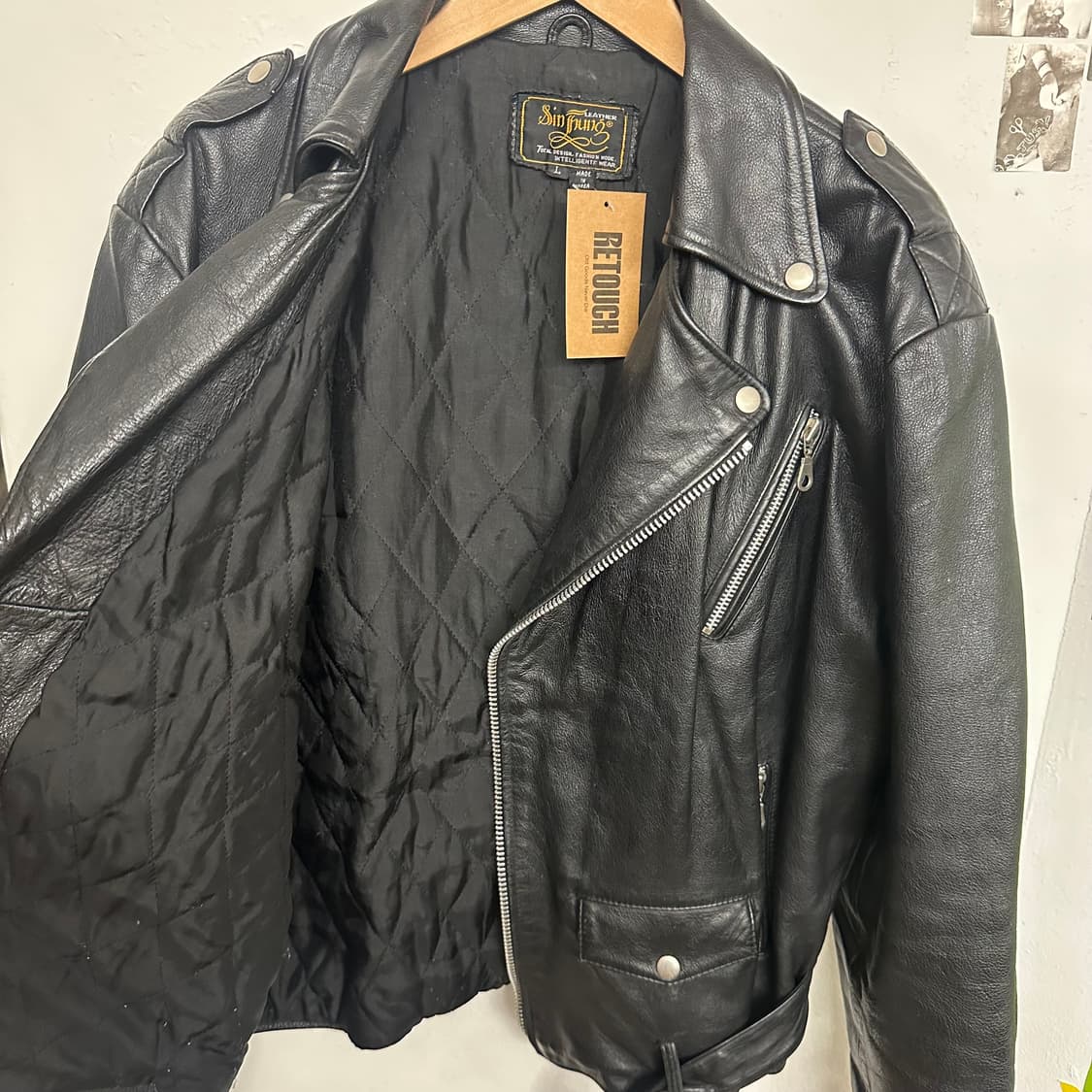 카우레더 라이더 자켓 상품이미지8