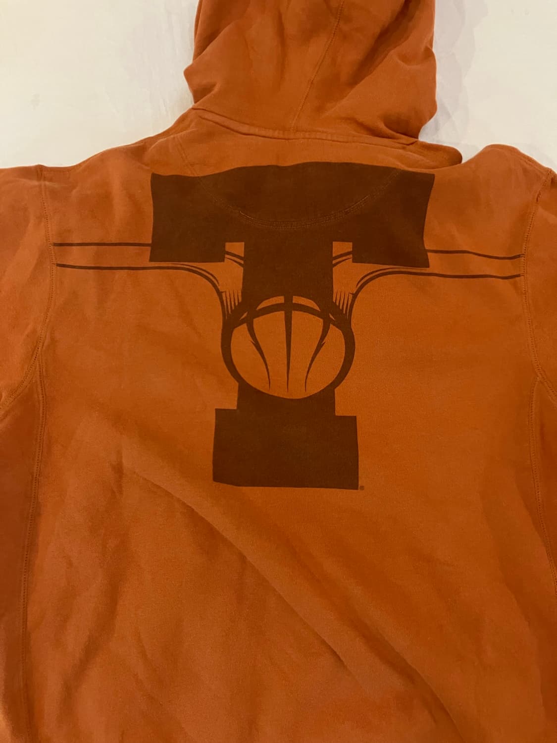 00s 나이키 센터 스우시 텍사스 백프린팅 후드티 상품이미지4