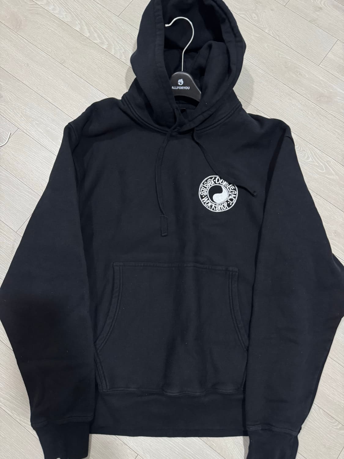 [L] 스투시 x 아워레가시 워크샵 피그먼트 후드티 상품이미지3