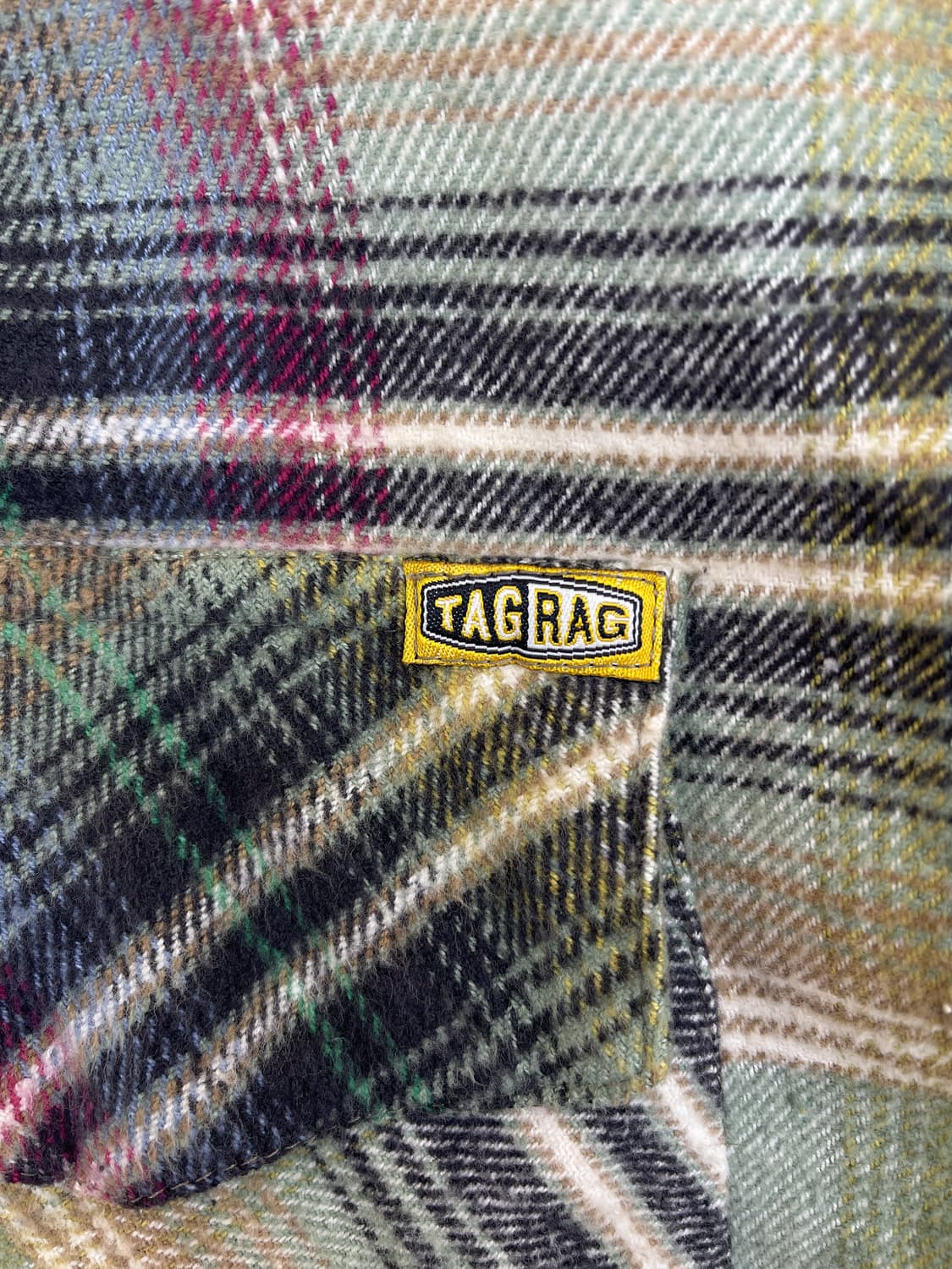 태그래그 90s 플란넬 체크 집 오버셔츠 상품이미지7