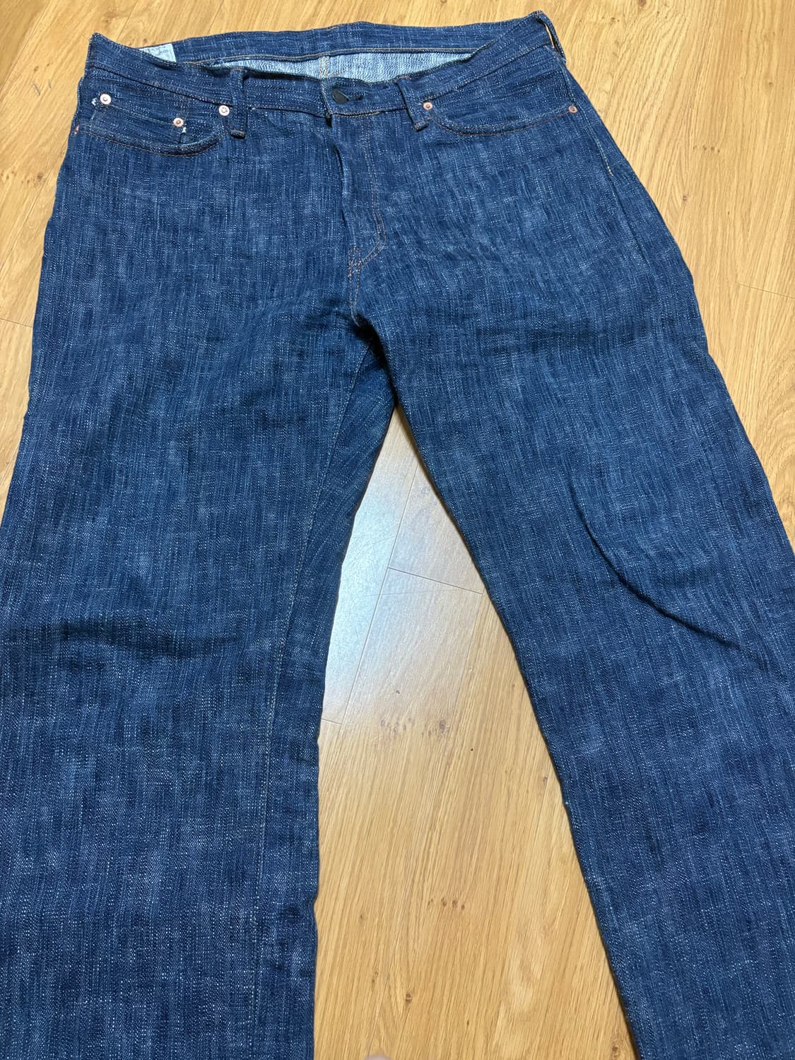 스튜디오 다치산 더블 인디고 데님 팬츠 상품이미지6