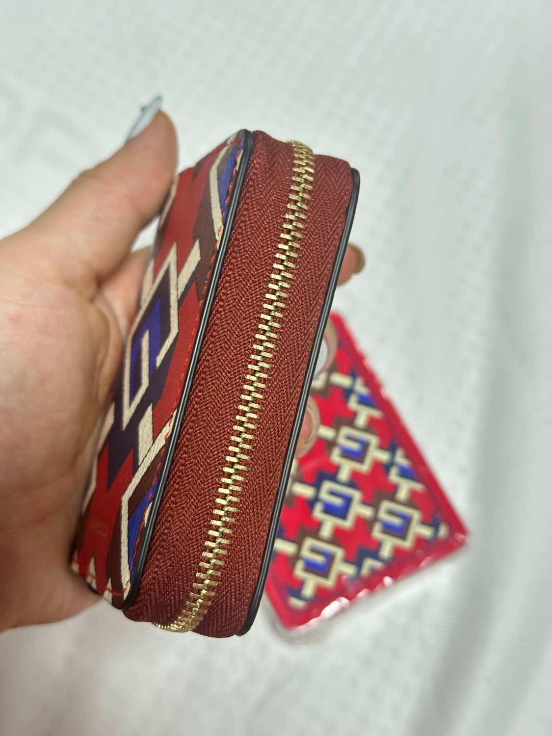 [1월31일까지만 10만원] 구찌 모티브 카드지갑 GG 레드 새상품 /  상품이미지5