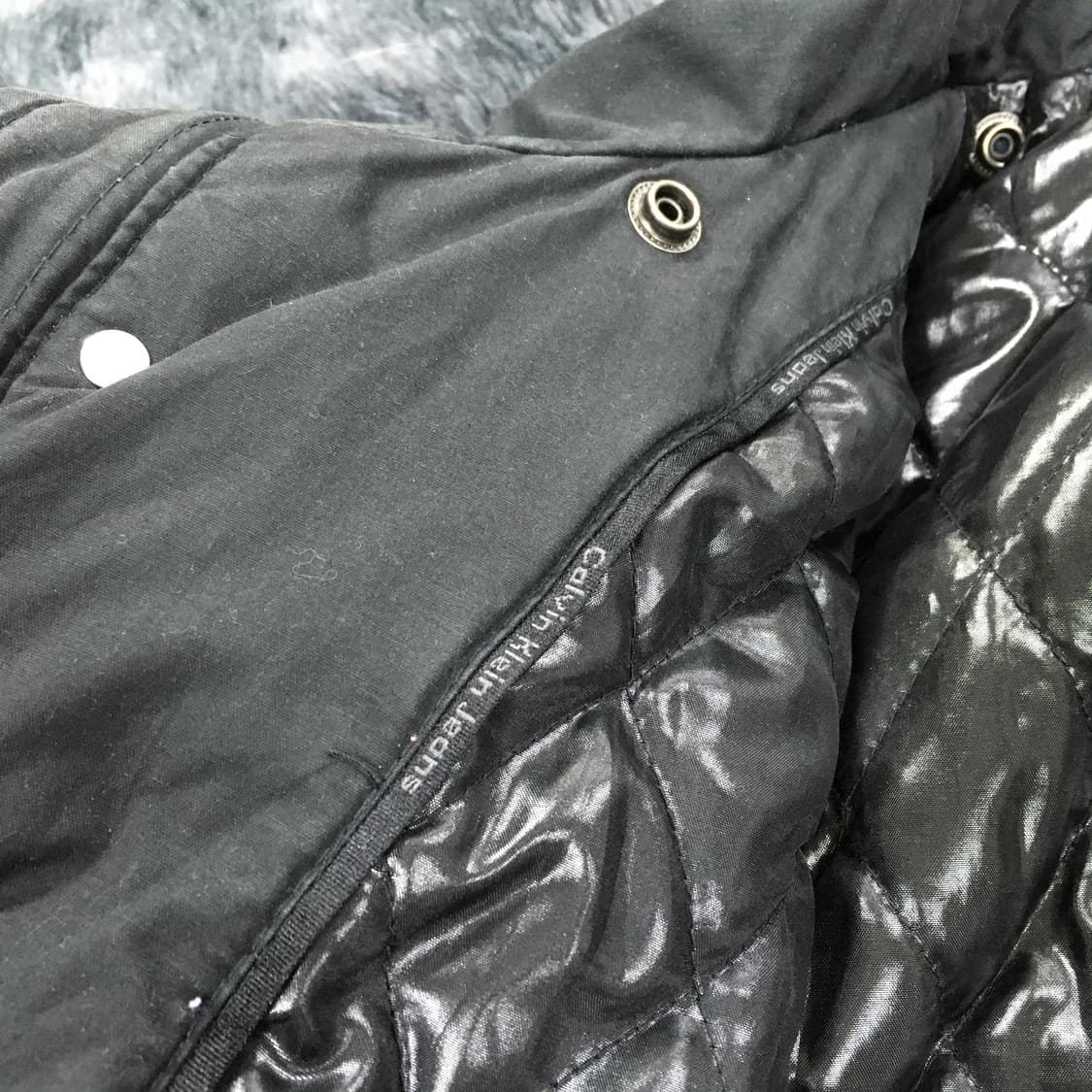 투티/0296 캘빈클라인 진스 뉴욕 시티 1978 경량 자켓 퀄팅 안감 상품이미지7