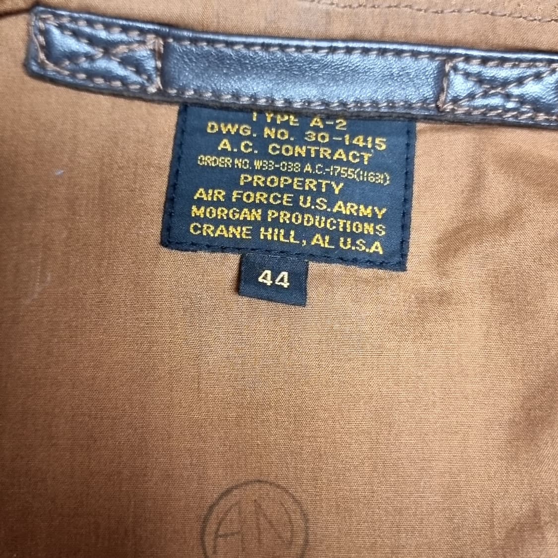 모건 a-2 가죽자켓 말가죽(44) 상품이미지6