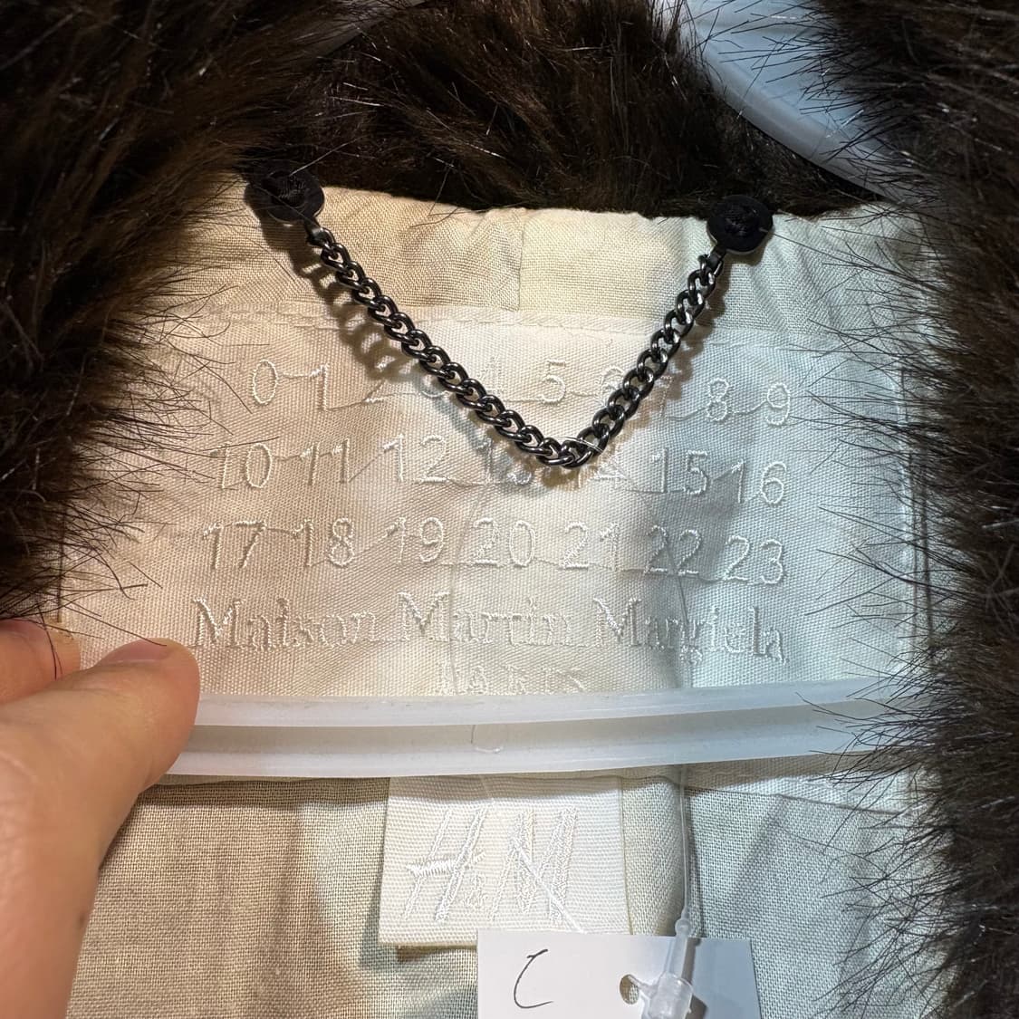 [44] MAISON MARGIELA X H&M 마르지엘라 코트 상품이미지6