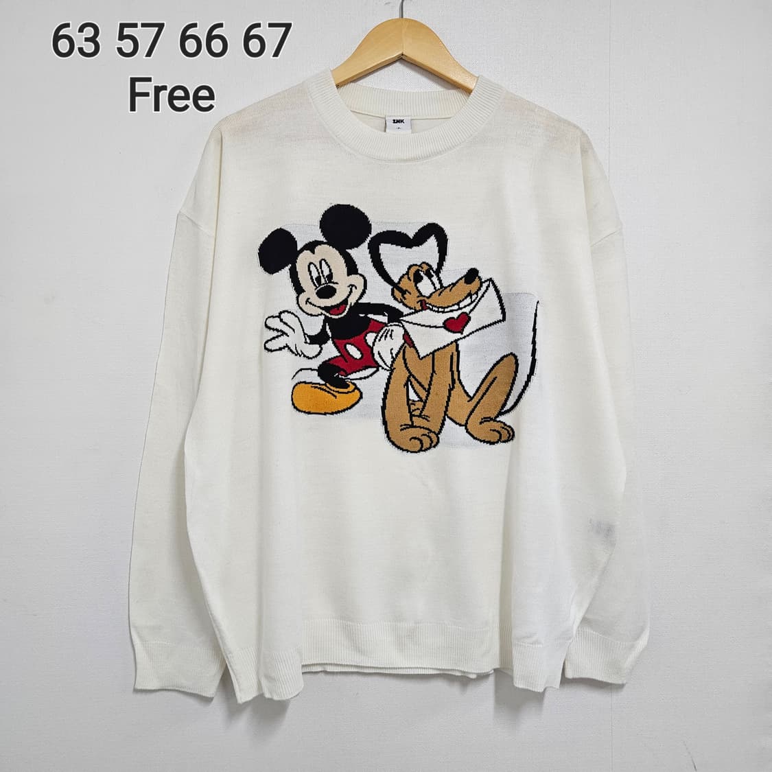 디즈니 미키마우스 빈티지니트 상품이미지1