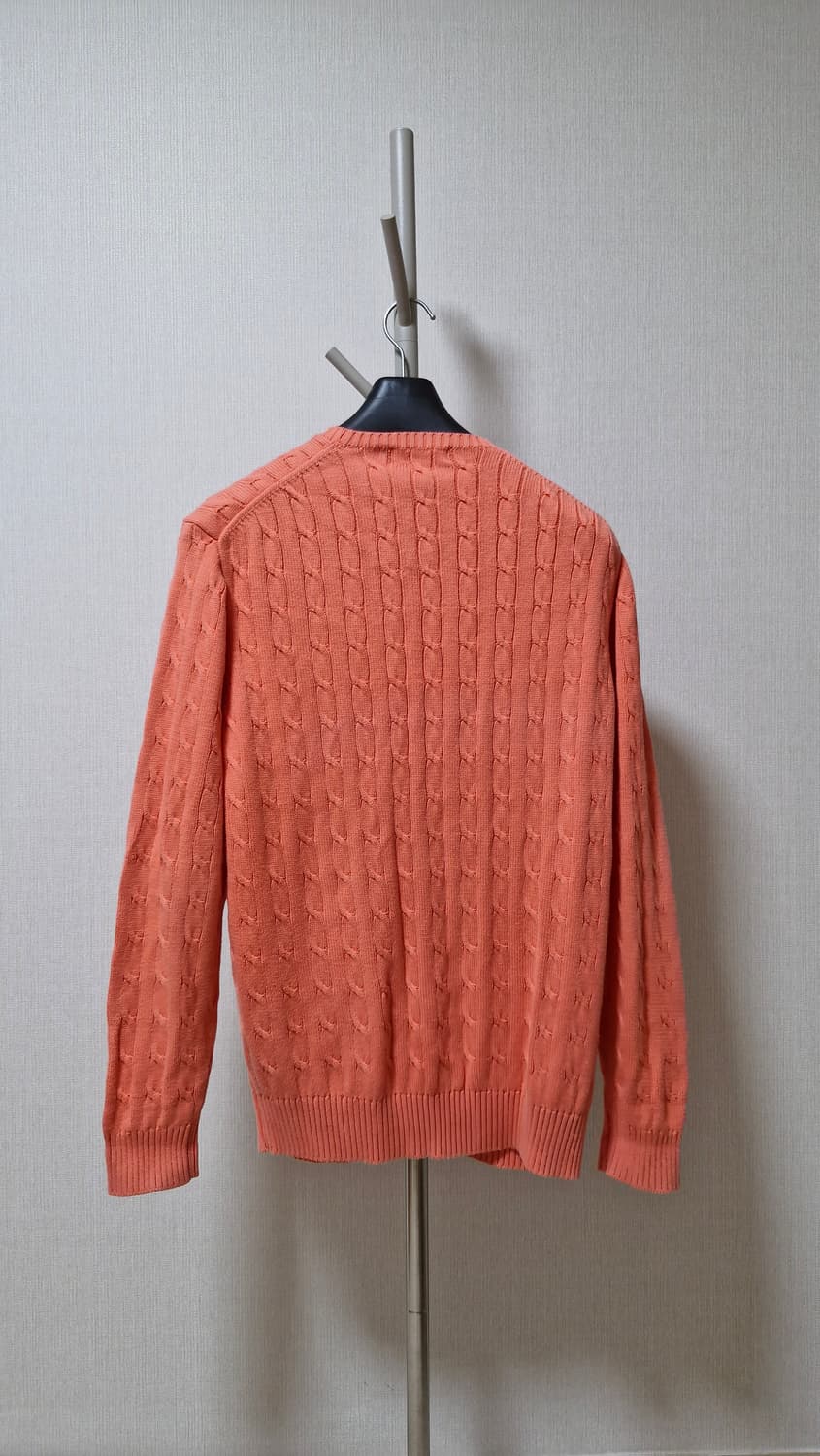 빈폴 코랄 핑크 꽈배기 니트 105 상품이미지2