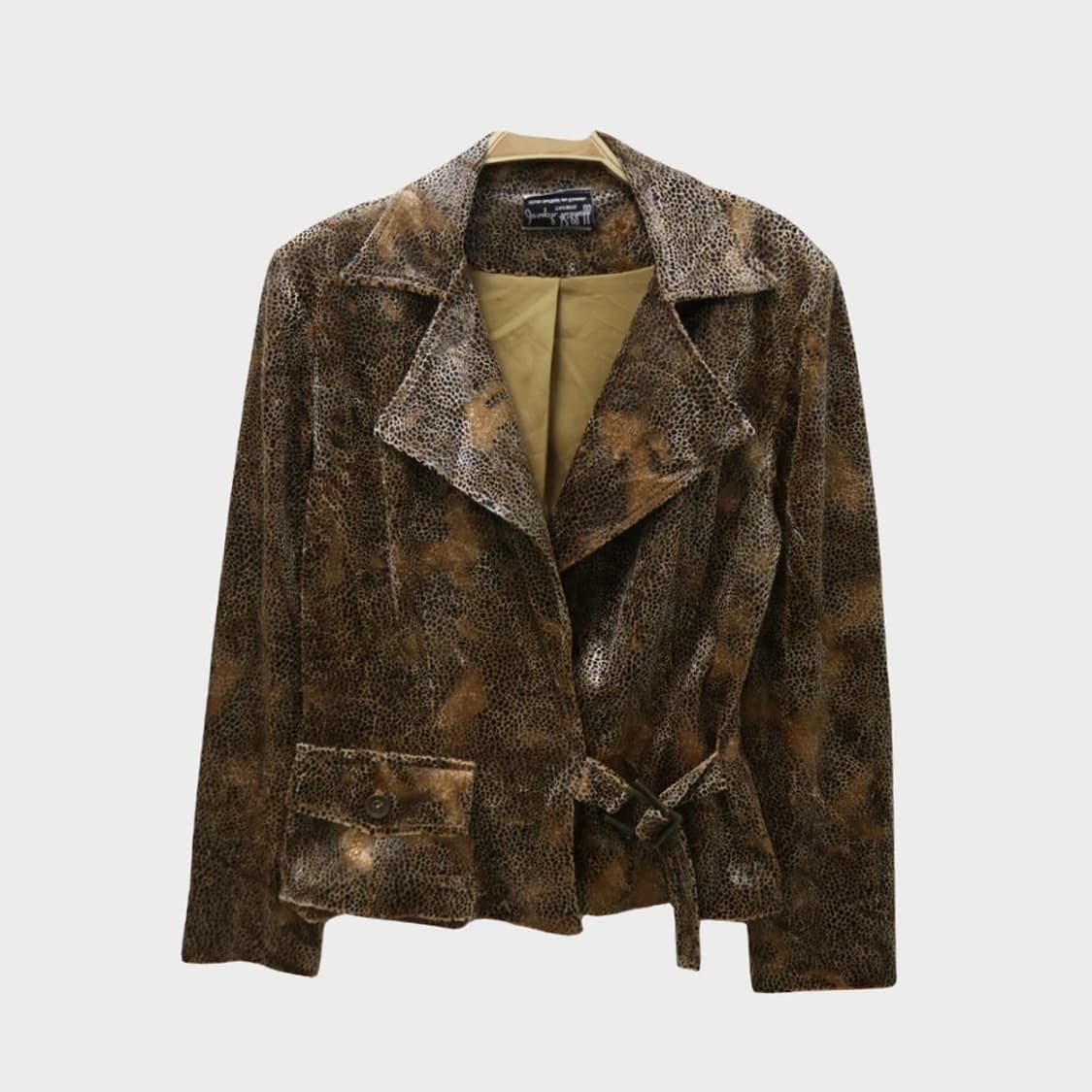 90'S JOSEPH RIBKOFF 호피 패턴 자켓 61915 상품이미지1
