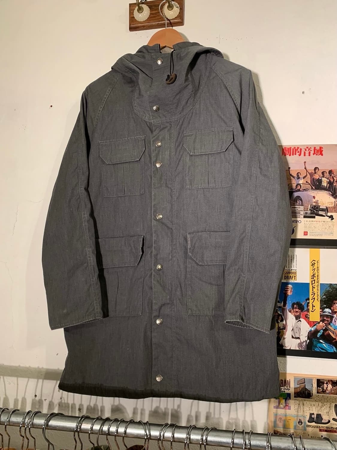 노스페이스 퍼플라벨 그레이 마운틴 파카 상품이미지1