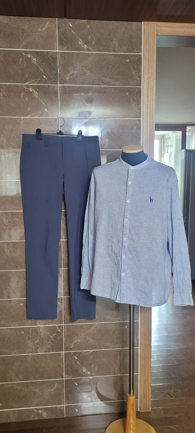 남성32인치ZIO SONGZIO 슬림핏 바지(지지미천) 상품이미지1