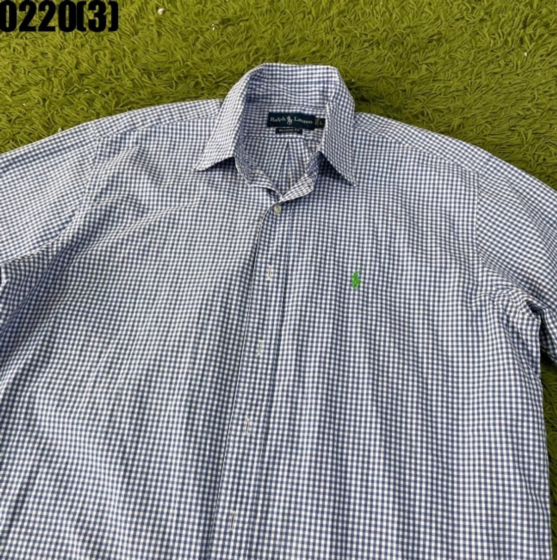 랄프로렌 반팔 체크 셔츠 상품이미지2